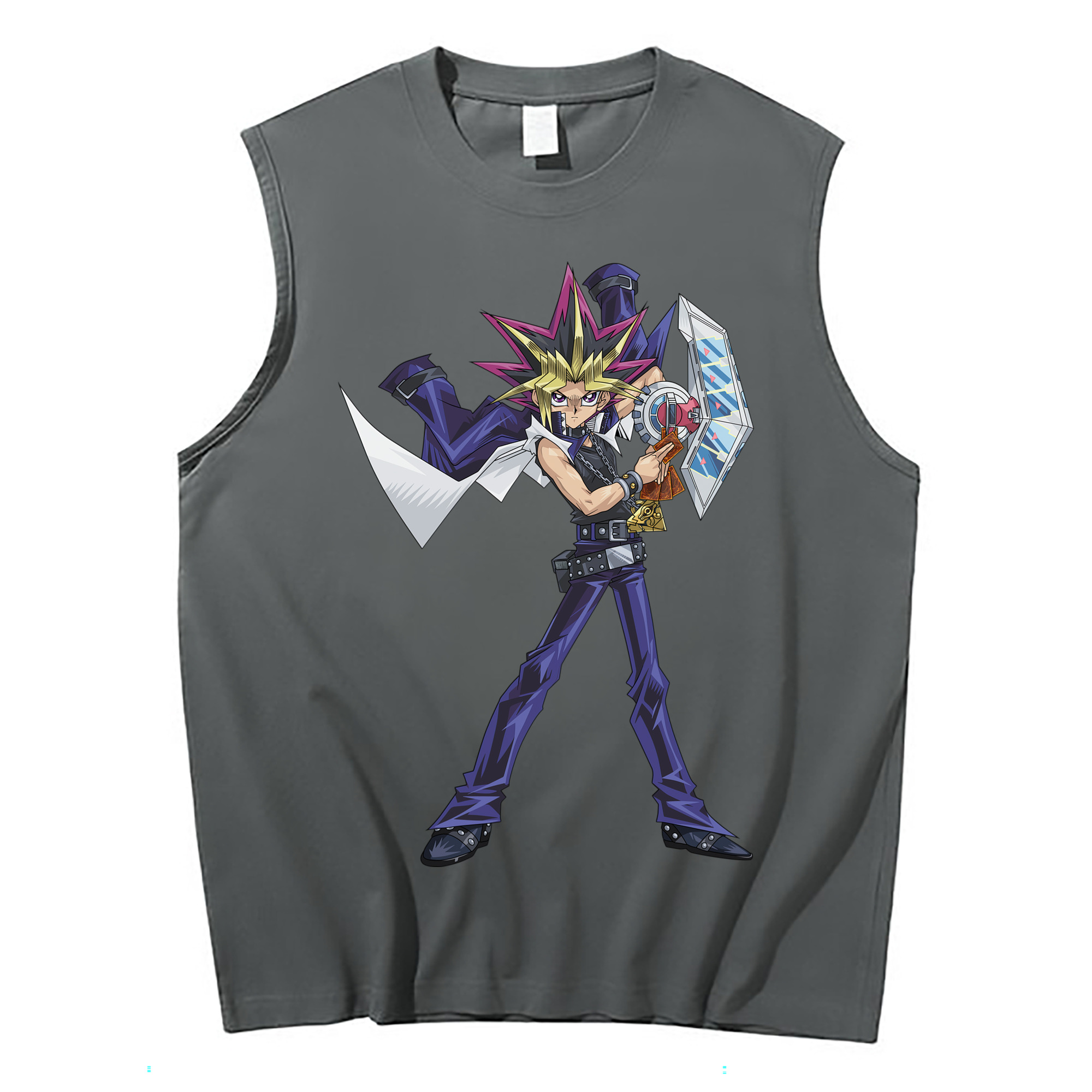 （画像用） 遊☆戯☆王 Yu-Gi-Oh! コットン100％タンクトップ（フロントプリント）
